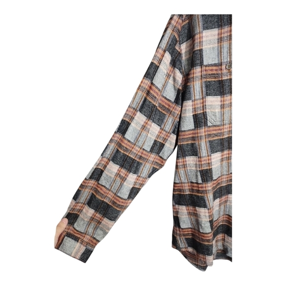 Carbon2Cobalt Mens Button Up Flannel Preppy Casual Outdoor Gorpcore Shirt Sz XL - Picture 3 of 6